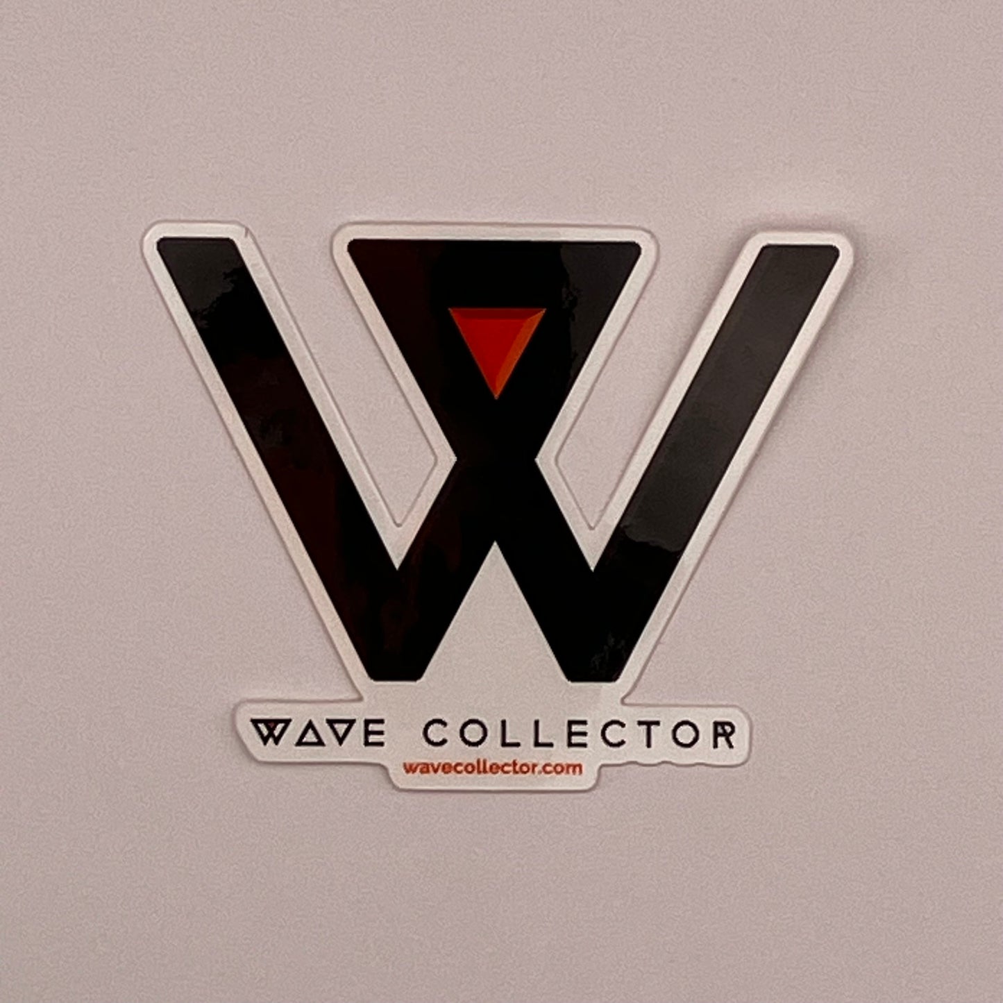 Wave Collector Stickers (White) - Pack of 5