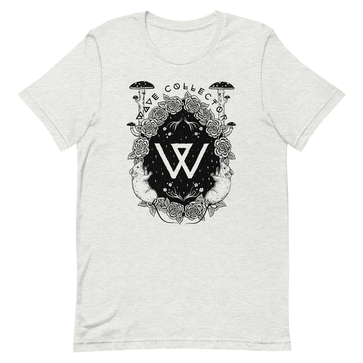 Flora Unisex Tee- Black Print