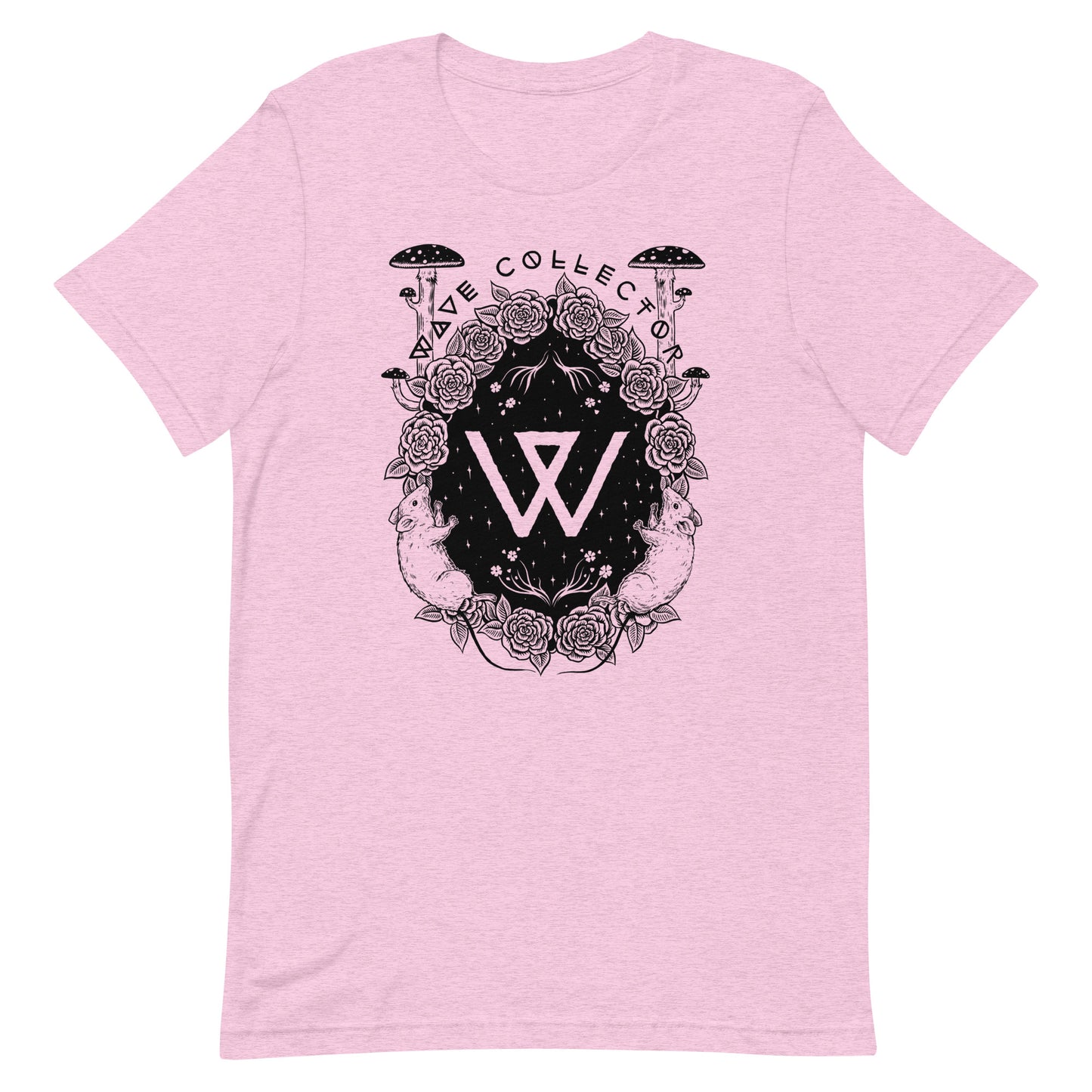 Flora Unisex Tee- Black Print